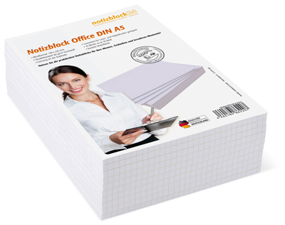 Notizblock Office DIN A5 - 10er Pack - 1302010303