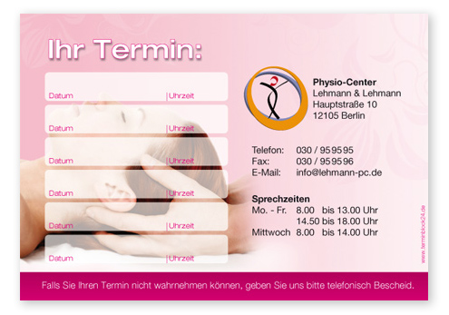 Terminzettel "Wohlfühlmomente" - 6 Termine - 1214010642