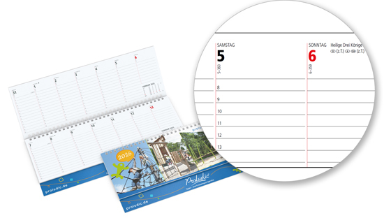 Tischquerkalender Business-Standard Softcover - 1612010103