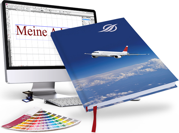 Gestaltungsservice Umschlag für BIZBOOX Classic oder Elegance mit Standard-Inhaltsseiten