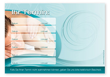 Terminzettel "Wellnesstraum" - 6 Termine - 1215010631