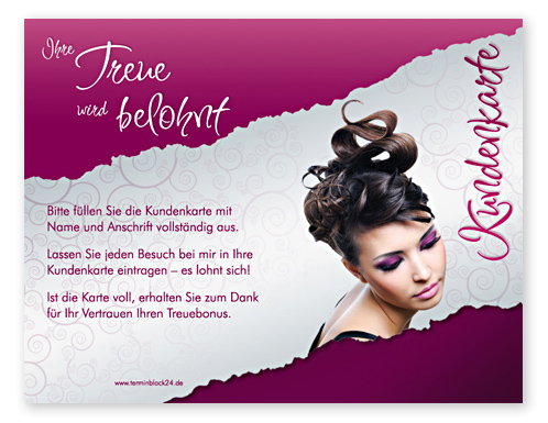 Kundenkarte "curly sue" - 1206010170