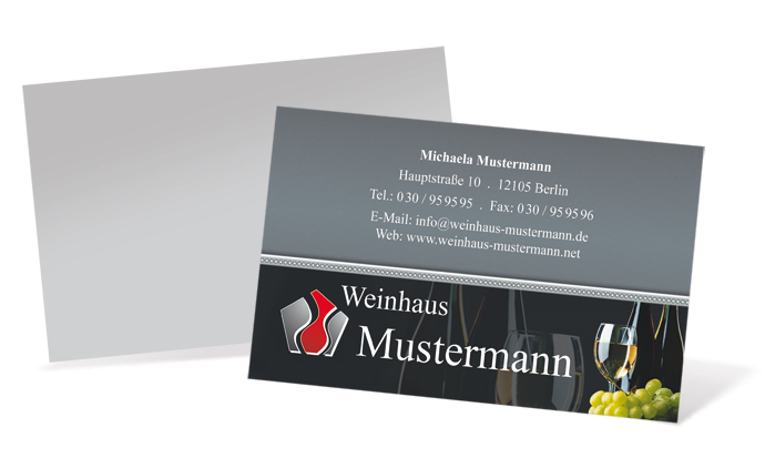 Visitenkarte "Weinlese" Landscape - 1212020213