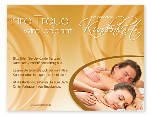 Kundenkarte "Spa" - 1206010164