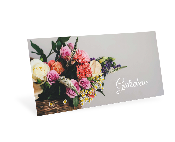 Gutscheinkarte Classic "Blumenfrische" individuell - 1208010354