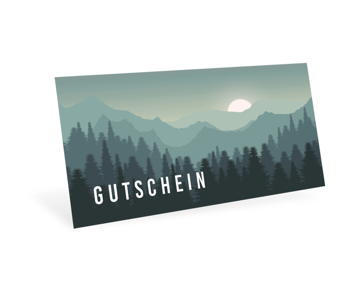 Gutscheinkarte Classic "Wanderlust" individuell - 1208010380