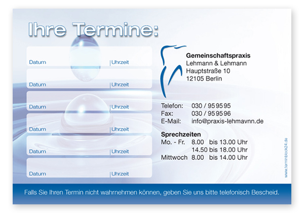 Terminzettel "Philosophie" - 6 Termine - 1214010615