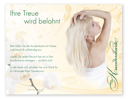 Kundenkarte "Entspannung pur" - 1206010112