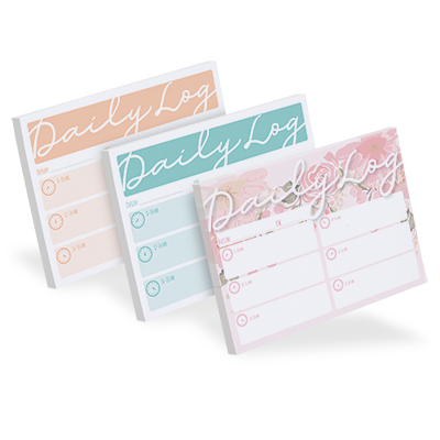 Marthiesens® Haftnotiz "Daily Log" 3-er Set - 1301070001