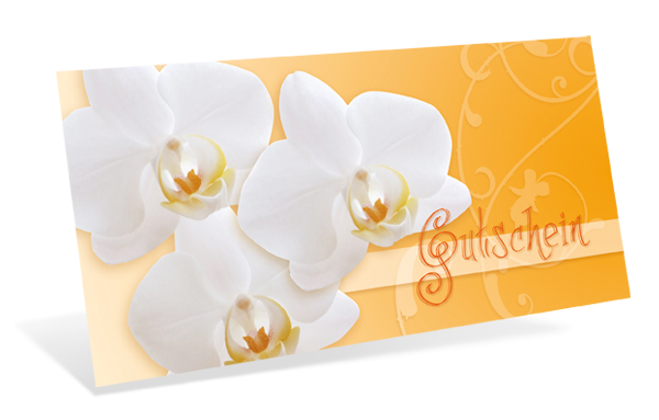 Gutscheinkarte Classic "Orchideen" - 1209010222