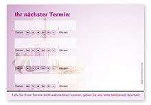 Terminzettel "nail design" - 4 Termine mit Wochentagen - 1215010409