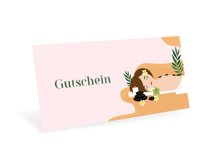 Gutscheinkarte Classic "Massage" individuell - 1208010373