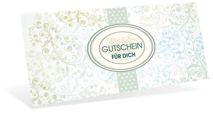 Gutscheinkarte Classic "Seidenstoff" individuell - 1208010334