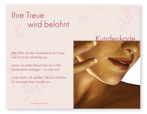 Kundenkarte "schöner Abend" - 1206010105