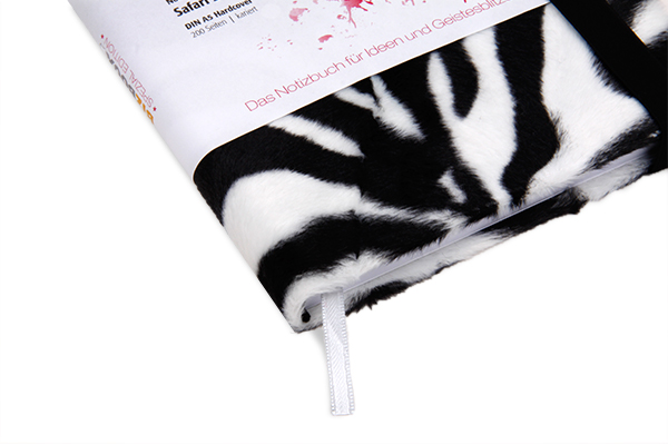 BIZBOOX® Zebra Fellimitat DIN A5