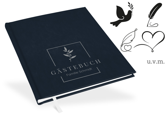 Gästebuch Marineblau - GB-21209-U
