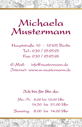 Visitenkarte "Tresor" - 1212010307