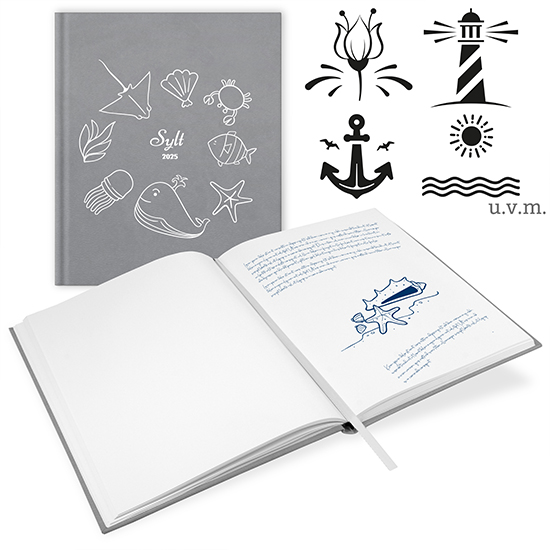 Gästebuch Ferienwohnung Silbergrau - GB-21202-F