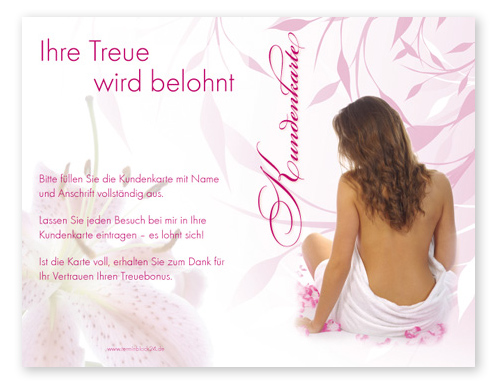 Kundenkarte "schöne Fremde" - 1206010115