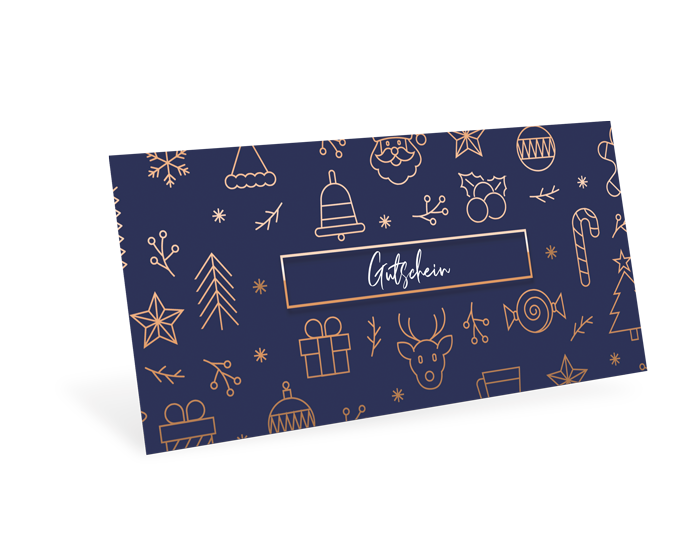 Gutscheinkarte Classic "Christmas Vibes" individuell - 1208010398