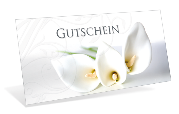 Gutscheinkarte Classic "calla" - 1209010200