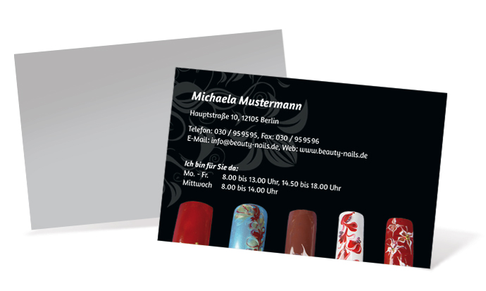 Visitenkarte "creative Nail Art" Landscape - 1212020140