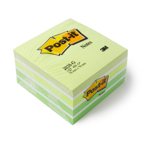 Post-it® Haftnotiz-Würfel Grün - 1410100300