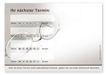 Terminzettel "Durchblick behalten" - 4 Termine mit Wochentagen - 1215010420