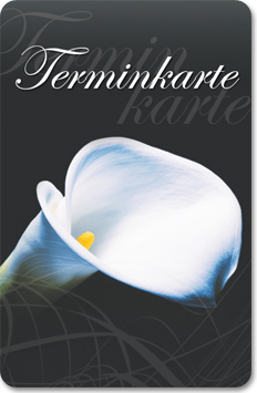Terminkarte "Blütenrein" - 1204010250