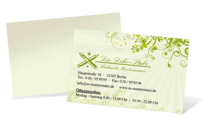 Visitenkarte "green style" Landscape - 1212020283
