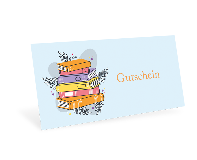 Gutscheinkarte Classic "Books" individuell - 1208010392