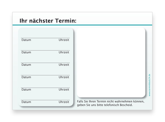 Terminzettel Classic #4 mint - 1203040602