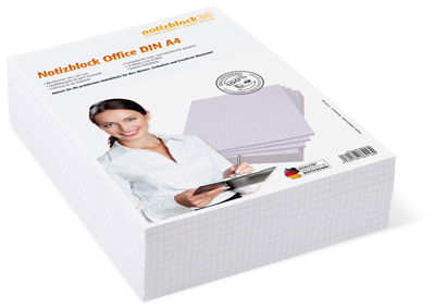 Notizblock Office DIN A4 - 10er Pack - 1303010103