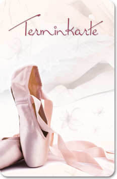 Terminkarte "Ballerinas" - 1204010237