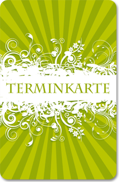 Terminkarte "green style" - 1204010283