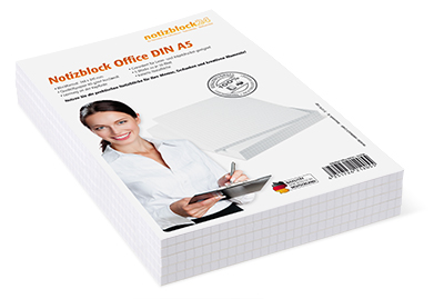 Notizblock Office DIN A5 - 5er Pack - 1302010304