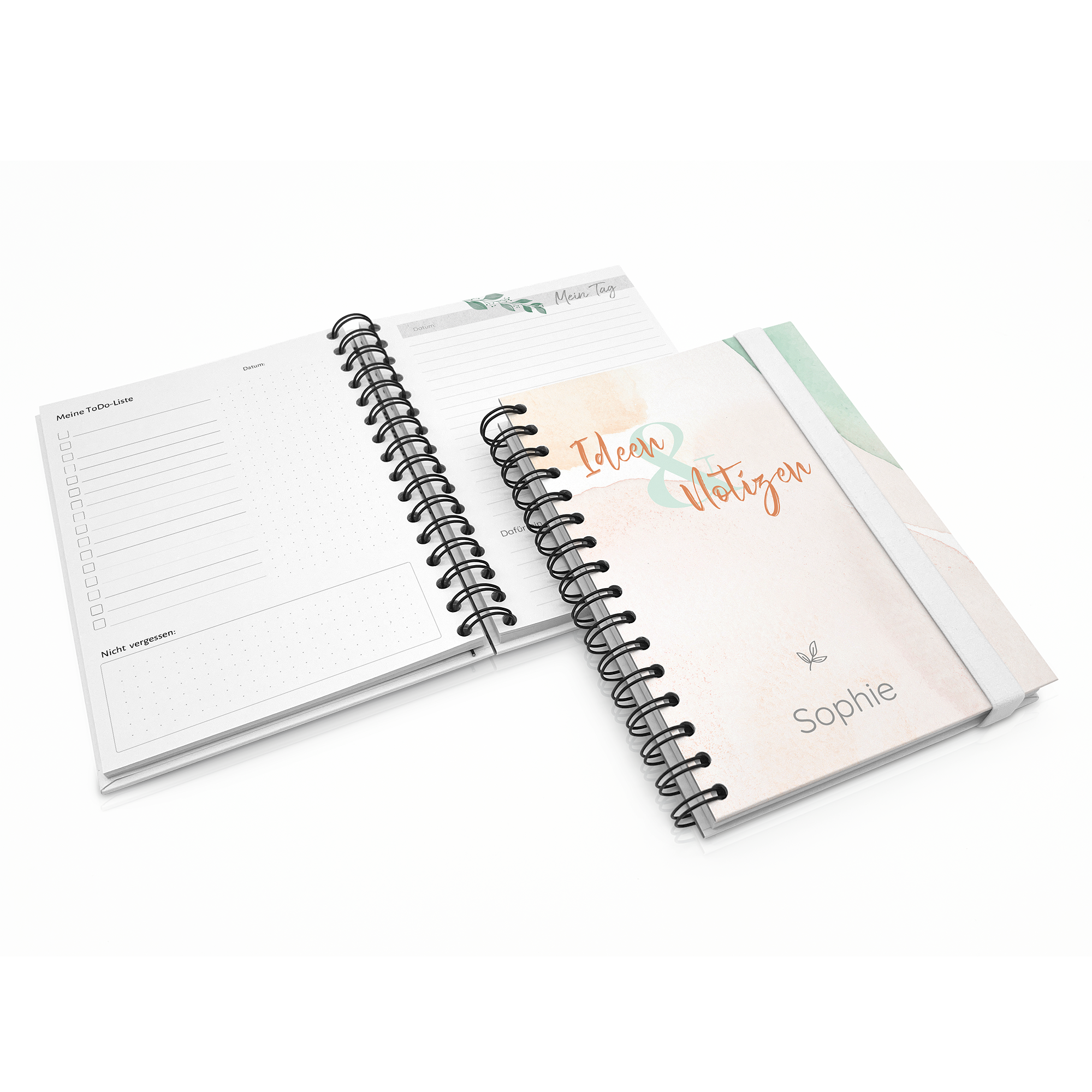 Notizbuch DIN A5 Wire-O personalisiert - 193024